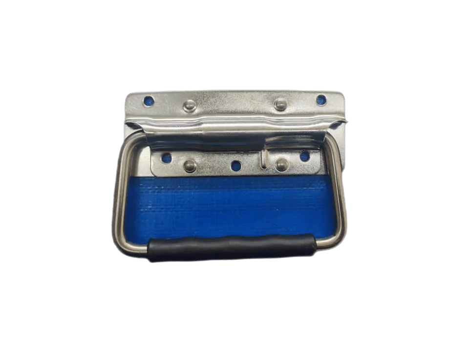 Spring folding handle