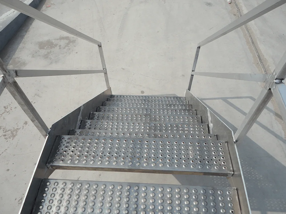 Ladder outside the door